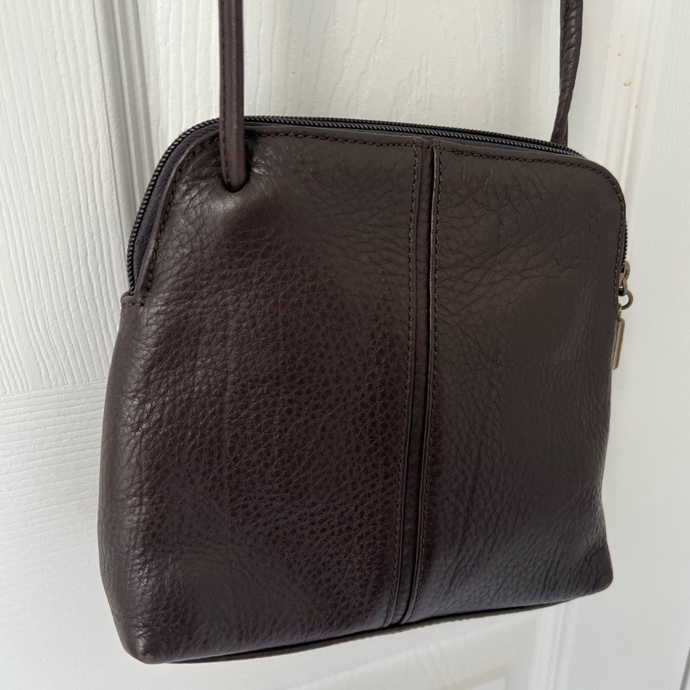 Leather Co. by Liz Claiborne vintage dark brown purse